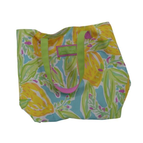 Lilly Pulitzer x Estee Lauder Tote Bag Floral Preppy Green - Picture 1 of 11